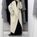 Women's Clothing Luxury Double-Faced Wool Coat – Oversized Longline Trench In Velvet Latte & 3 Elegant Neutrals_voghion.com