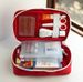 Fashionable and Minimalist Travel Portable Medical Bag First Aid Kit Medicine Sorting and Classification Storage Bag Large Size_voghion.com