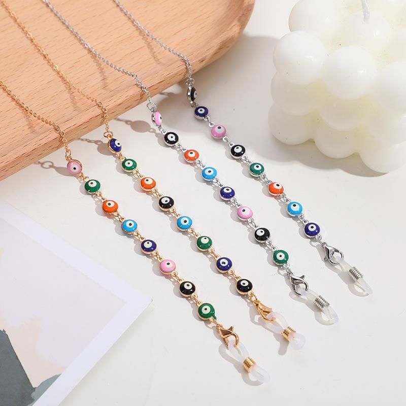 Neu Bunte Öltropfen Gläser Maske Kreative Mode Vielseitig Kette Dämon Auge_voghion.com