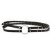 Studded Belt For Women, Fashionable And Versatile, Unique Double Strap Thin Belt, Punk Style, Ins Cool Outerwear_voghion.com
