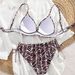 Verve Push-Up Sommer Strand Zebra Print Sexy Bikini_voghion.com