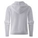 Men's Casual Hooded Sweater – Solid Color Loose Fit Knit Pullover (White, Black, Gray, Sizes M-3XL, Soft & Comfortable For Autumn & Winter)_voghion.com