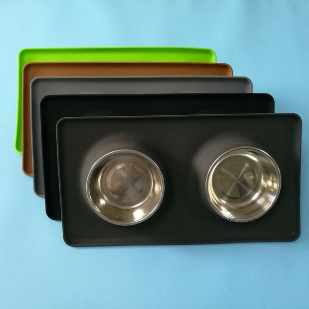 Fabrikant Directe Levering Siliconen Voerbak Mat voor Huisdieren, Anti-mors Anti-spat_voghion.com