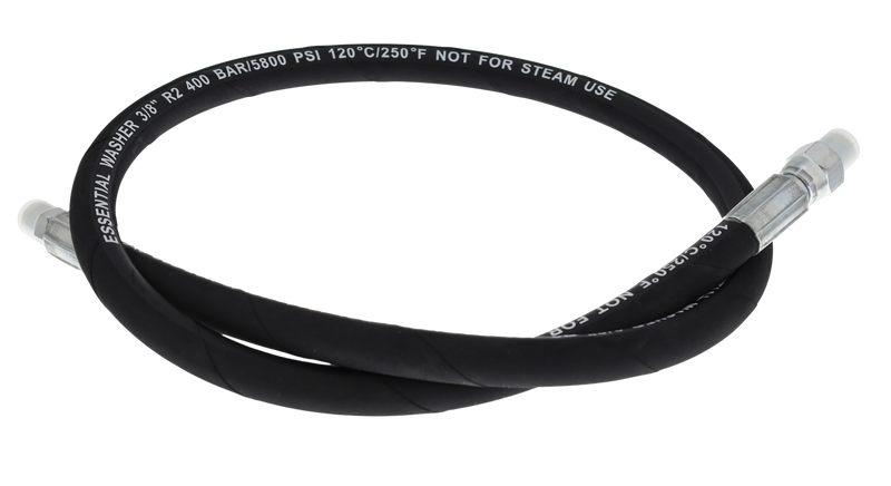 4 FT Whip Line For Pressure Washers | 3/8" 5800 PSI | Heavy Duty Commercial Grade_voghion.com