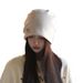 Cappello Fugui Internet Celebrity Slouchy per donna, autunno e inverno, per il periodo post-parto, versatile per snellire il viso_voghion.com