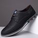 Herren Brogue Lederschuhe Business Casual Oxford Schuhe mit bequemer Sohle_voghion.com