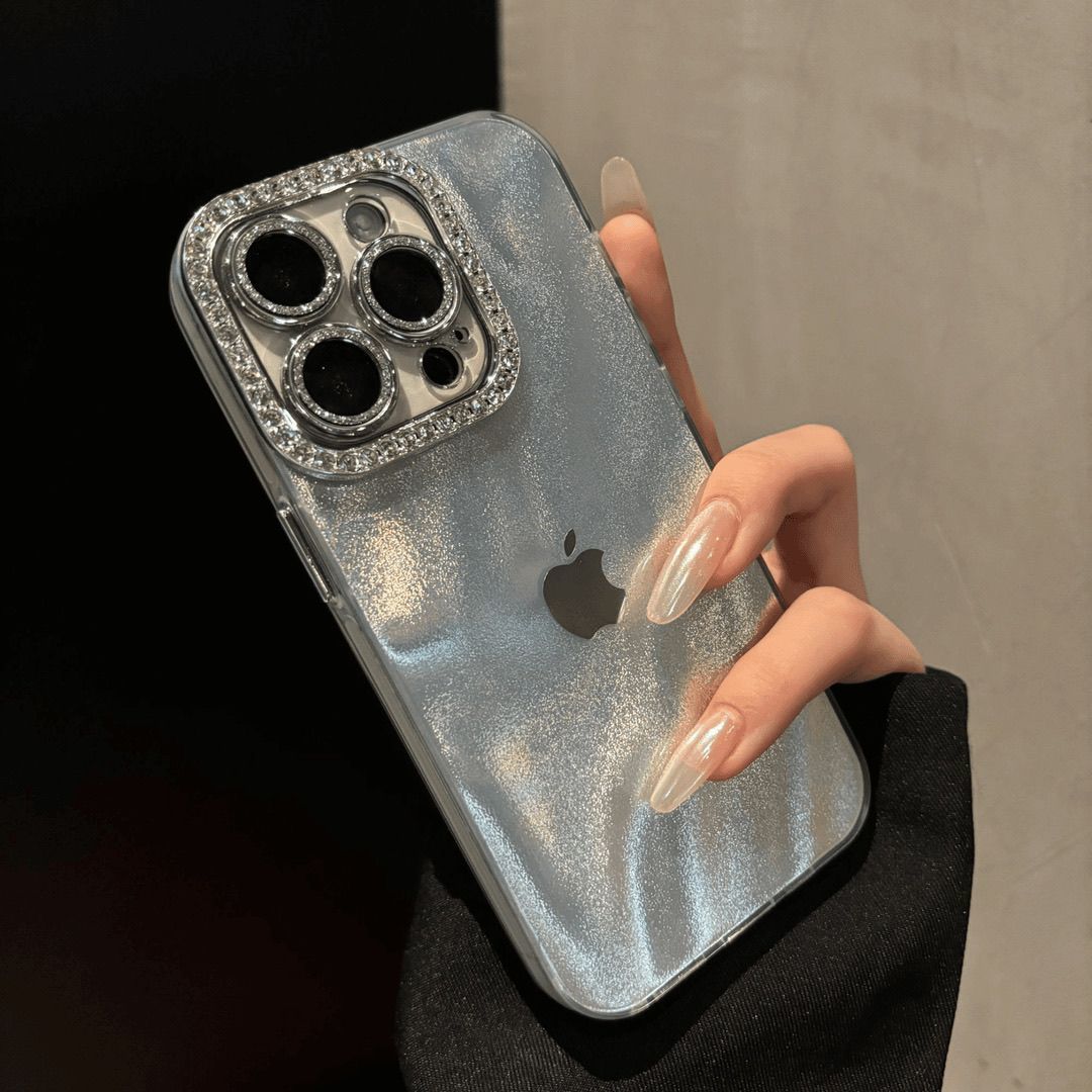 Custodia di lusso di alta qualità con texture di sabbia liquida compatibile con iPhone 16 Pro Max, iPhone 15/14, copertura completa antiurto 13_voghion.com