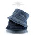 Sport e tempo libero Cappello da bacino in denim lavato da donna Tendenza della moda giapponese Protezione solare per esterni Cappello da pescatore ombreggiante, Cappello da pescatore_voghion.com