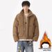 Padded Clothes Men And Women Loose Padded Jacket Bread Clothes Short Stand-up Neck Padded Jacket_voghion.com