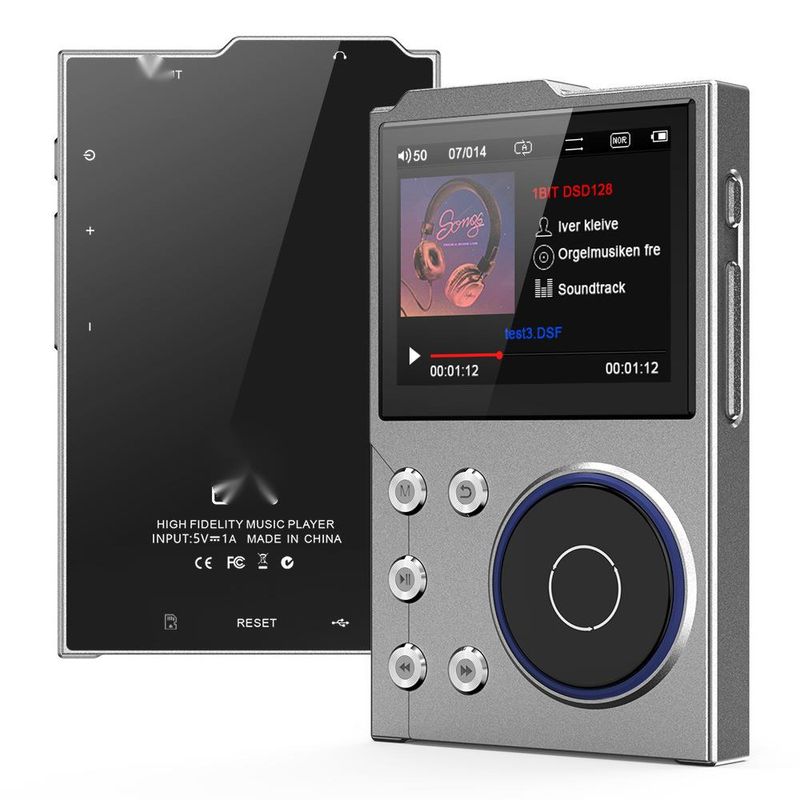 High-Resolution Bluetooth MP3 Player – Portable HiFi Music Player With DSD256 Support, Lossless Audio For Car & Travel_voghion.com
