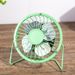 4 Inch USB Mini Desk Fan - Portable Metal Office Fan For Computer, Quiet Personal Cooling Fan_voghion.com