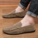 SHLIANG Nuove scarpe casual da uomo slip-on con fondo piatto, traspiranti, comode, con soletta, grandi dimensioni, cuciture resistenti X0027_voghion.com