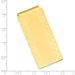 Gold-plated Kelly Waters Patterned Edge Hinged Money Clip_voghion.com