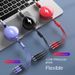 One To Three Retractable Data Cable Suitable For Android Apple TYPE-C Three In One Phone Charging Cable_voghion.com