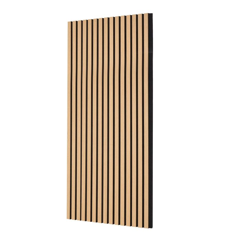VEVOR Wood Slat Acoustic Panels 23.6 X 47.2 Inch For Modern Wall Decor Light Oak_voghion.com
