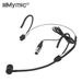 iiimymic Microfono auricolare unidirezionale nero 4 pin XLR TA4F Microfono da canto indossabile per sistema bodypack wireless Shure_voghion.com