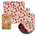 Bee's Wrap Beeswax Wraps For Food - 3 Pack Reusable & Organic Food Wraps, Sandwich Wrap & Bowl Covers - Eco-Friendly_voghion.com