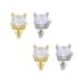 Men And Women's Jewelry Round Single Zircon Earrings Fashion Earrings Accessories_voghion.com