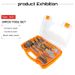 Home Tool Set 34-piece Basic Mechanic Tool Set With Tool Box, Ideal For Home Repairs, Convenient Storage, With Individual Containers For Easy Portability_voghion.com