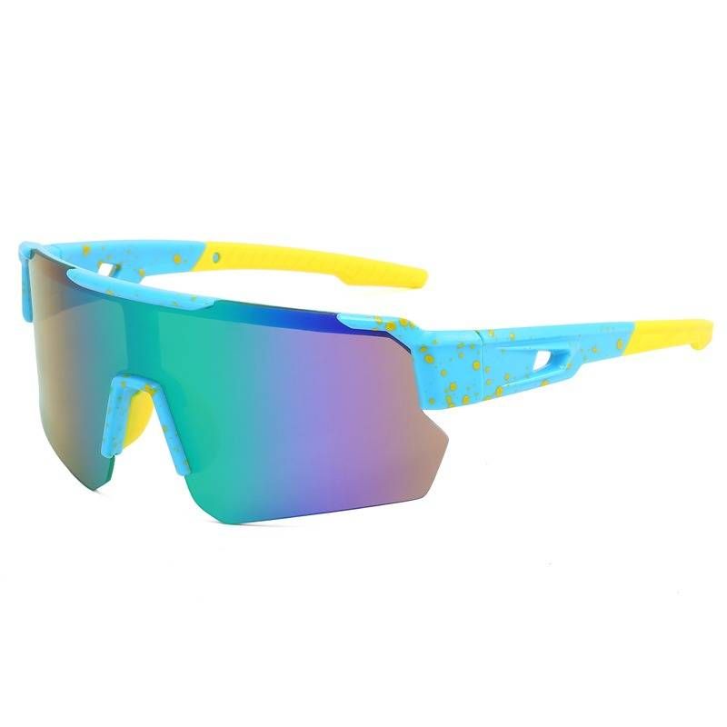 New anti-ultraviolet sunglasses outdoor sports riding dazzling color sunglasses_voghion.com