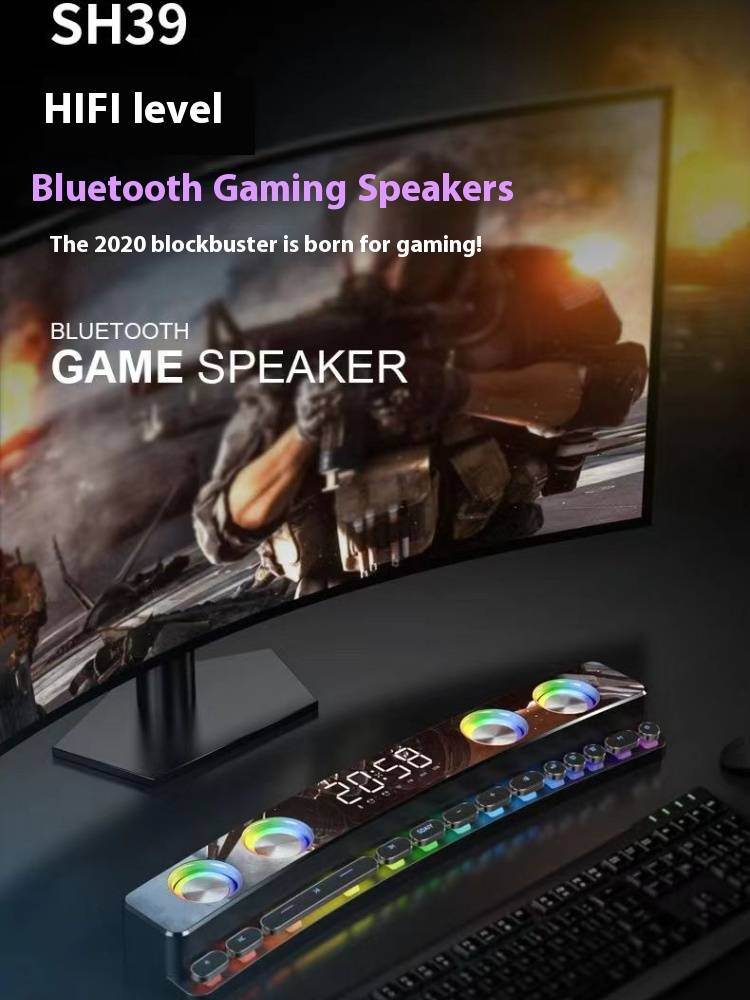 SH39 Wireless Bluetooth Multimedia Desktop Computer Audio_voghion.com