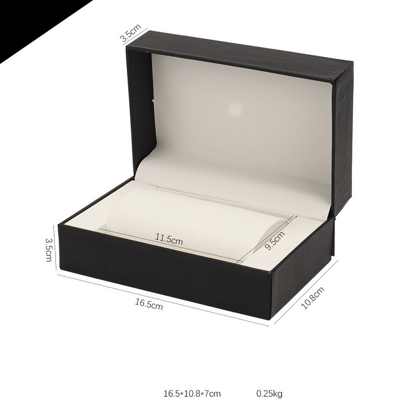 Men's Watches Souvenir 4 Piece Set Fashionable Quartz Watch Necklace Bracelet Ring Business Gift Box Practical Men's Watch Set_voghion.com