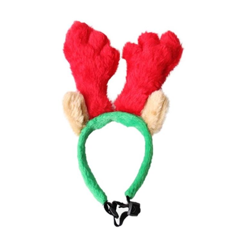 Christmas Pet Supplies Puppy Hat Holiday Ornaments Antlers Headband_voghion.com