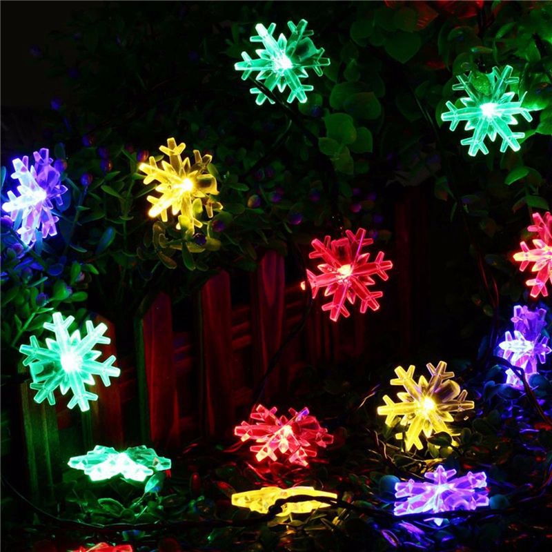 Solar LED Bubble String Lights Outdoor Waterproof Fairy Lights For Garden Patio Wedding Christmas Party Decoration (20/30/50/100/200/300 LEDs_voghion.com