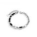 Engravable Black And White Zircon Splicing Bracelet For Men Hip Hop Couple Cuban Chain Unisex Qixi Festival Gift Box_voghion.com