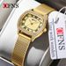 Women's Retro Scale Waterproof Quartz Watch With Diamond Simple Female Student Watch_voghion.com