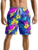 Unbeatable Quality Unbeatable Quality Minimally Veratile Tropical Floral Printed Men' With Trendy Brand For Fitne, Running, Port, Baketball, And_voghion.com