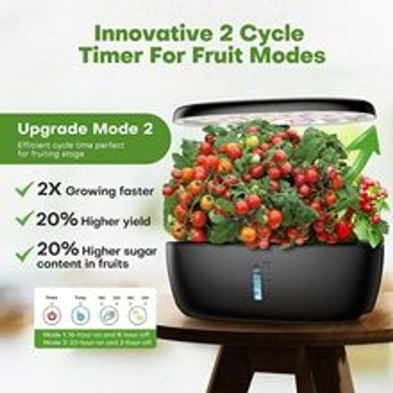 Intelligent Hydroponic Planting Machine Household Fully Automatic Hydroponic Vegetable Soilless Cultivation Vegetable Planting Artifact Fill Light_voghion.com