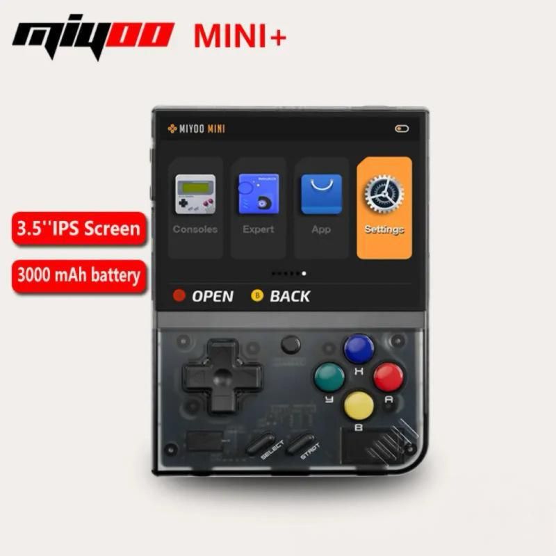 Video Game Consoles MIYOO MINI PLUS Open Source Game Console 3.5 Inch HD Retro Portable NDS Mini Handheld_voghion.com