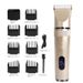 Professional Hair Clipper Set - Cordless Electric Trimmer For Men & Kids, Home Haircut Kit With Rechargeable Battery_voghion.com