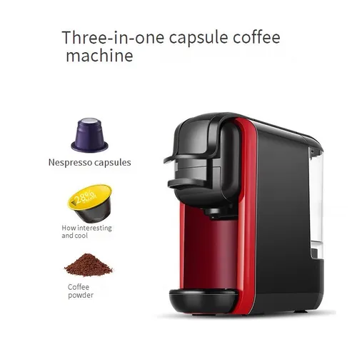 Automatic Capsule Coffee Machine – 19Bar Pressure, Compact Design, Multi-Functional For Espresso & Americano, 1.2L Tank (EU Plug)_voghion.com