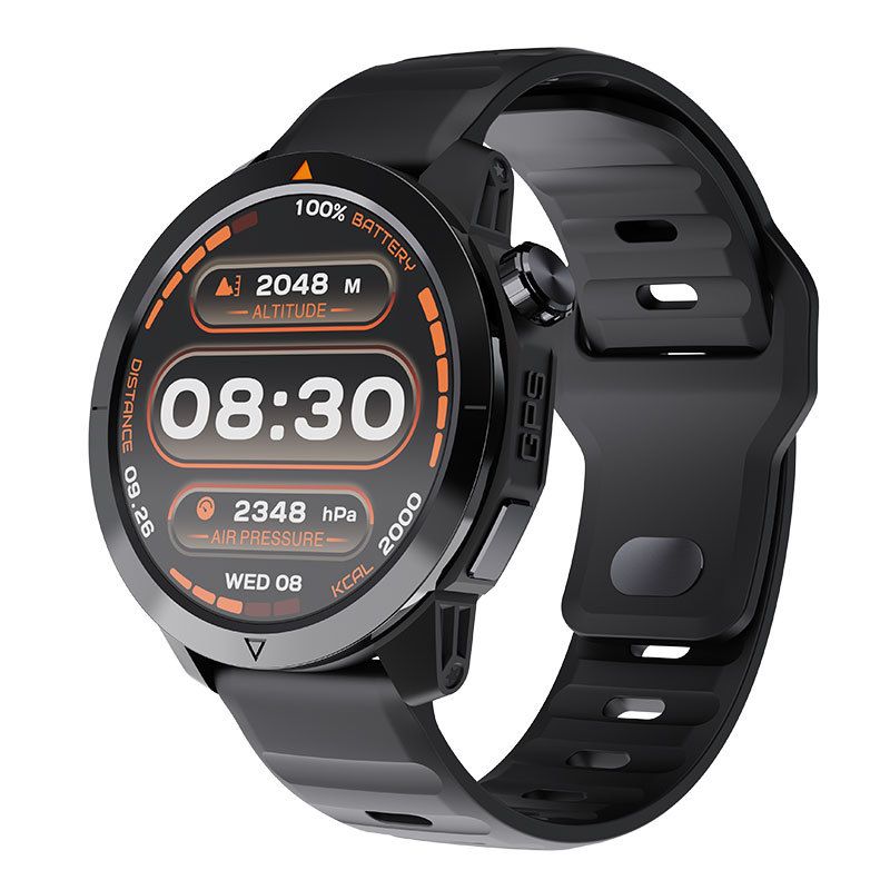 Neu GPS Sport Smartwatch AMOLED Bildschirm Bluetooth Anruf Uhr Kompass 30 Meter Tiefe_voghion.com