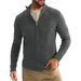 Neue Herren Stehkragen Reißverschluss Strickjacke Pullover Winter Casual Langarm Strickpullover Jacke_voghion.com