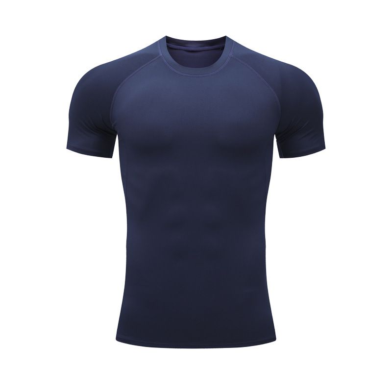 Men's clothing Basketball sports tights quick-drying fitness wear short-sleeved running training wear high elasticity_voghion.com