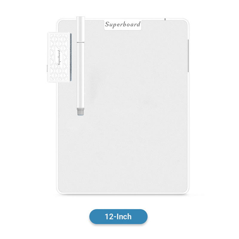 Magnetic Dry Erase Board With Selective Erase - 12" Portable Whiteboard For Office & Home, Reusable Writing Surface With Smart Erase Technology_voghion.com