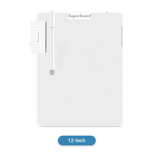 Magnetic Dry Erase Board With Selective Erase - 12" Portable Whiteboard For Office & Home, Reusable Writing Surface With Smart Erase Technology_voghion.com