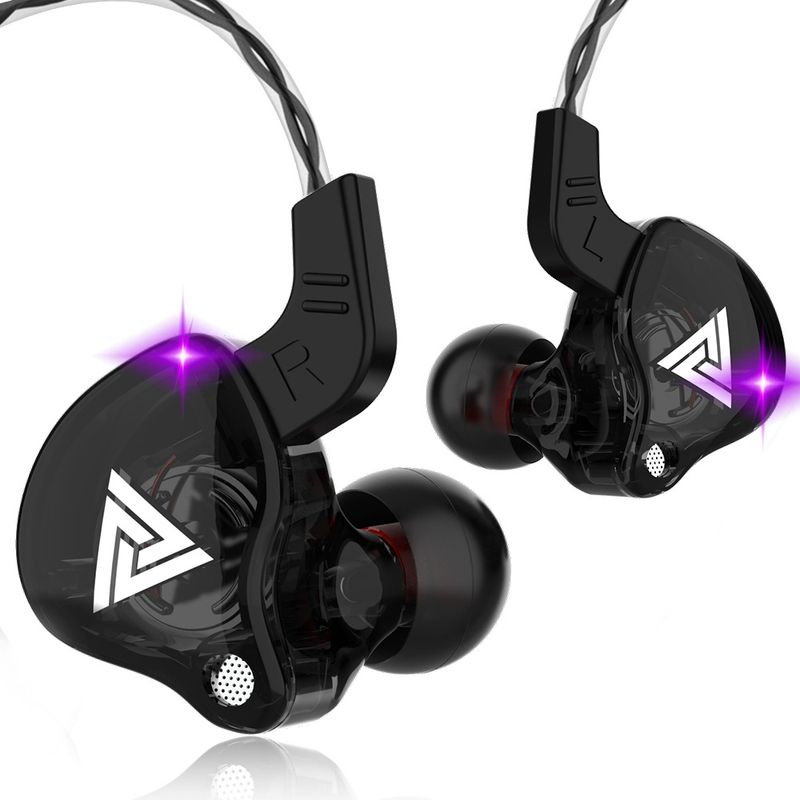 QKZ AK6 Sports In-Ear Wired With Mic Deep Bass Mobile Phone Earphones_voghion.com