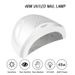 48W UV LED-lampa för naglar Professionell gellackslampa med 3-växlad timer Smart nageltork Manikyrverktyg_voghion.com
