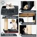 Cat Tree Tower Condo For Indoor Cats, Soft Plush Multi-Level Climbing Tree Cat House With 1 360° Rotating Cat Cave_voghion.com