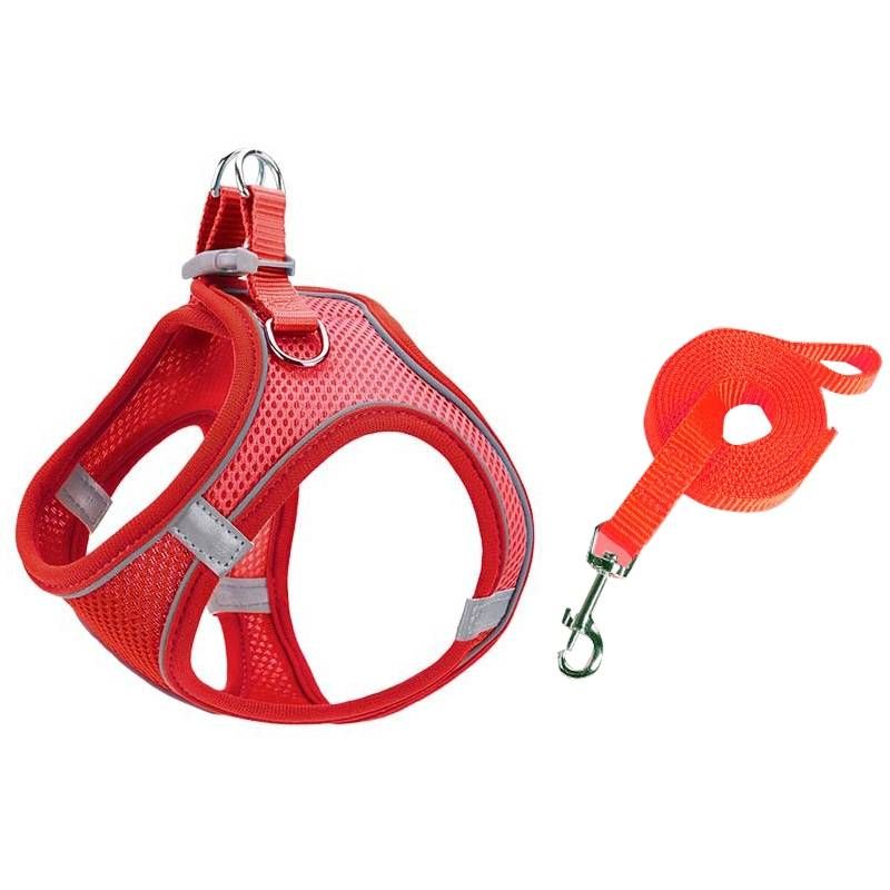 Pet Chest Strap Vest Type Breathable Reflective Traction Rope_voghion.com