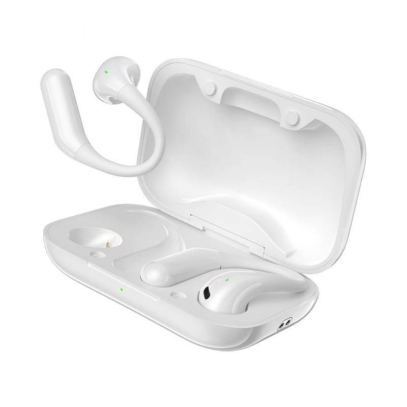 Słuchawki douszne Air6 Bluetooth 5.3 – lekkie, przezroczyste, dokanałowe, ze sterowaniem dotykowym, 24-godzinnym czasem pracy baterii, dynamiczny dźwięk o pełnej częstotliwości_voghion.com