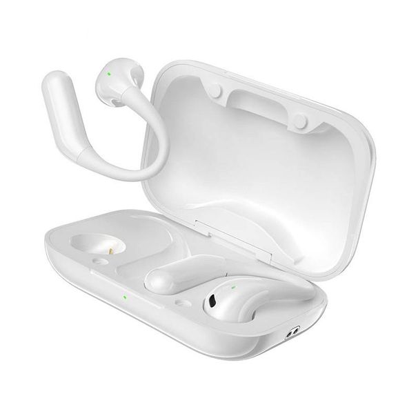 Słuchawki douszne Air6 Bluetooth 5.3 – lekkie, przezroczyste, dokanałowe, ze sterowaniem dotykowym, 24-godzinnym czasem pracy baterii, dynamiczny dźwięk o pełnej częstotliwości_voghion.com