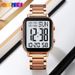 Watch Men's Trend Simple Youth Student Sports Waterproof Glow-in-the-dark Multi-functional Square Electronic Watch_voghion.com