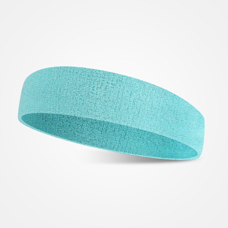 Sport Laufen Outdoor Yoga Einfarbig Stirnband, Fitness Elastisches Schweißband_voghion.com