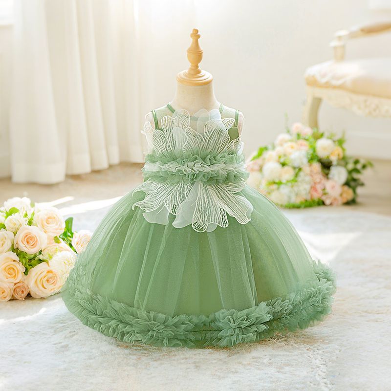 Baby Girls' Clothing Princess Dress Little Girl Wedding Dress One Year Old Baby Dress Baby Dress_voghion.com
