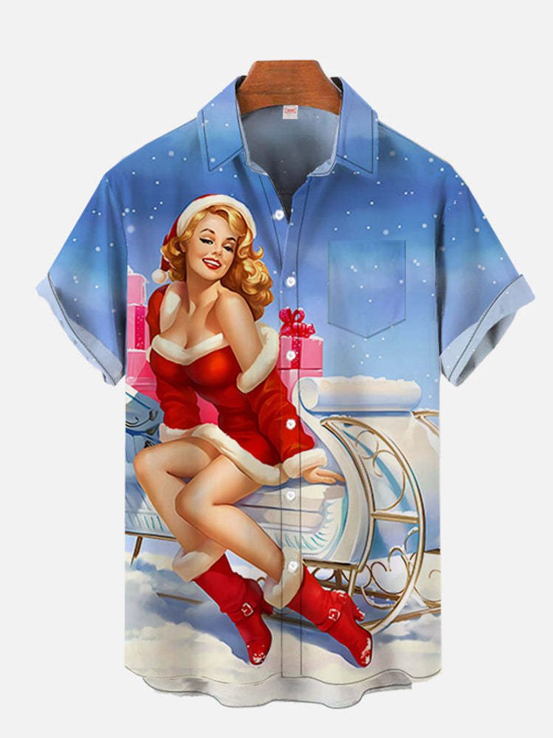  New Elements 3D Digital Printing Large Men's Casual Shirts_voghion.com